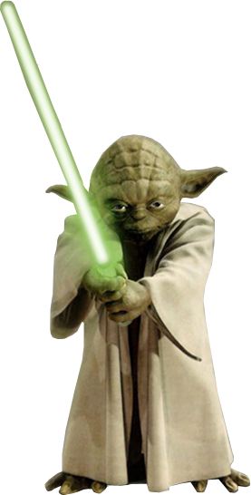 Yoda Psd - Yoda Star Wars Png (277x546)