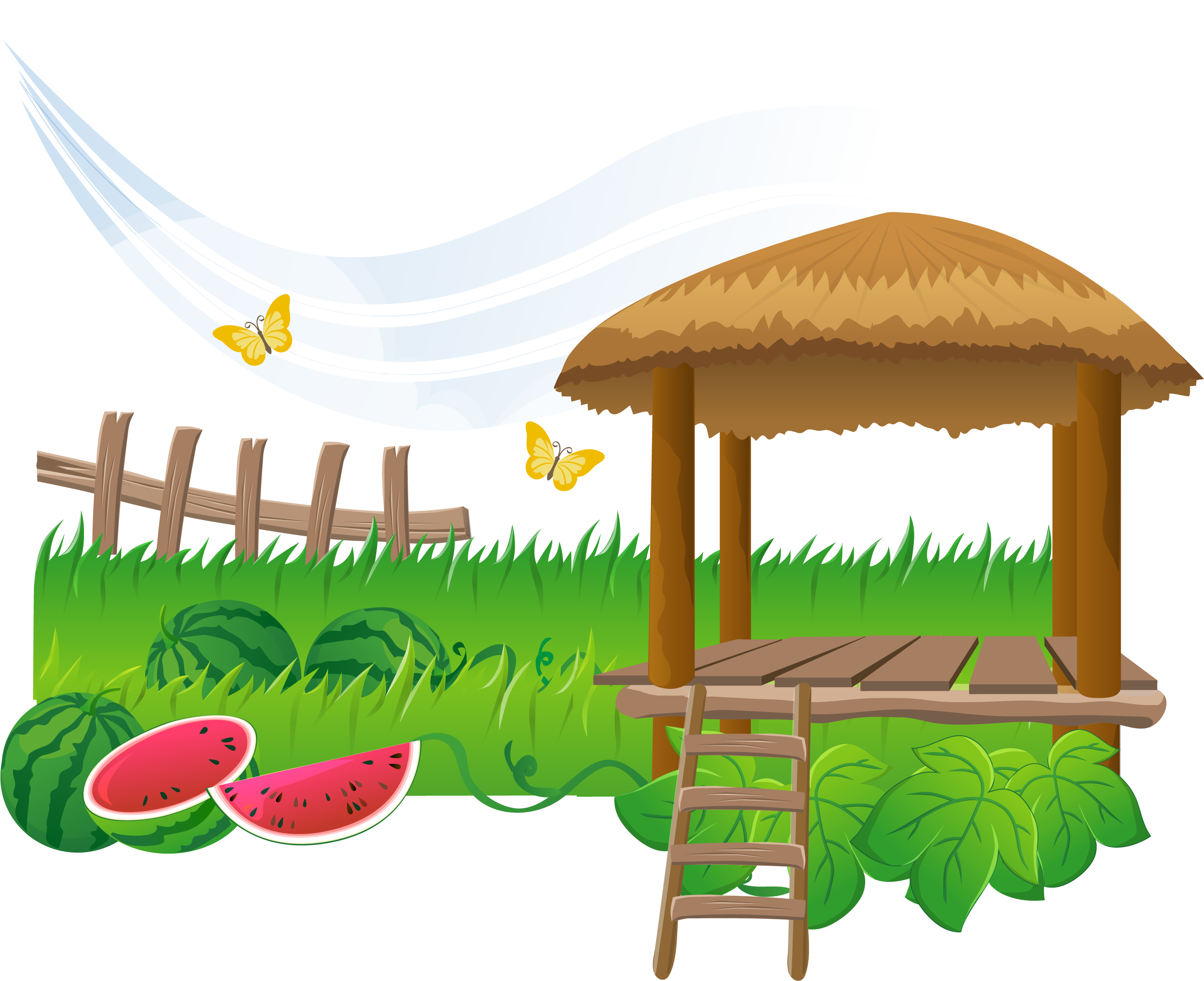 Guatemala Watermelon Child Illustration - Vườn Dưa Hấu Cartoon (2966x2424)