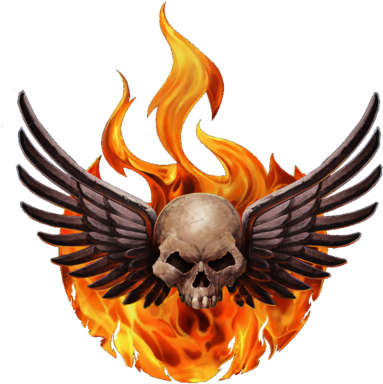 Official Psds Your Psd Image Community - Skull In Fire Logo Png (400x400)