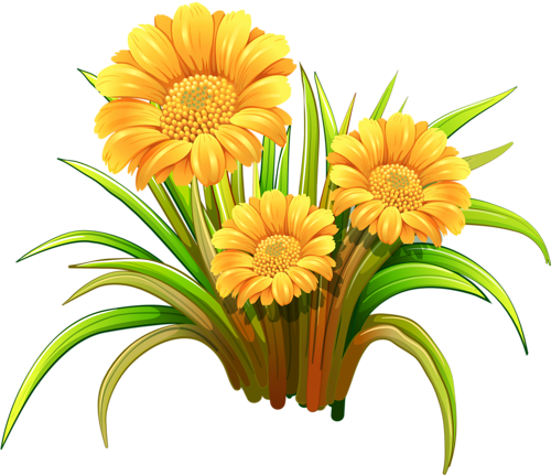 Flower - Blommor Clip Art (500x431)
