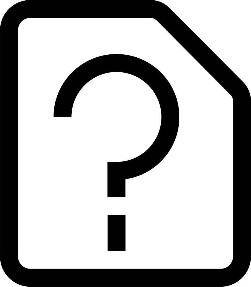 Questionnaire Survey Comments - Question Mark In A Box (858x981)