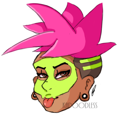 Sombra Skull By Kadoodless - Sombra (417x429)