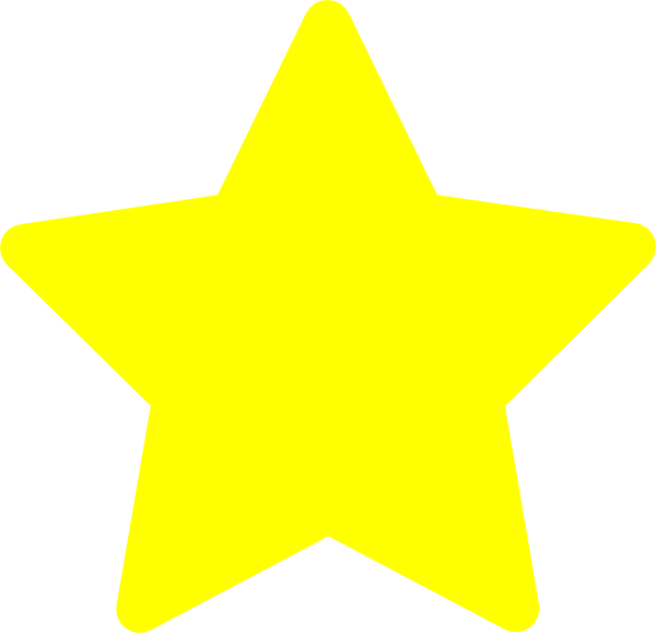 Gold Star Icon Png Transparent (600x579)