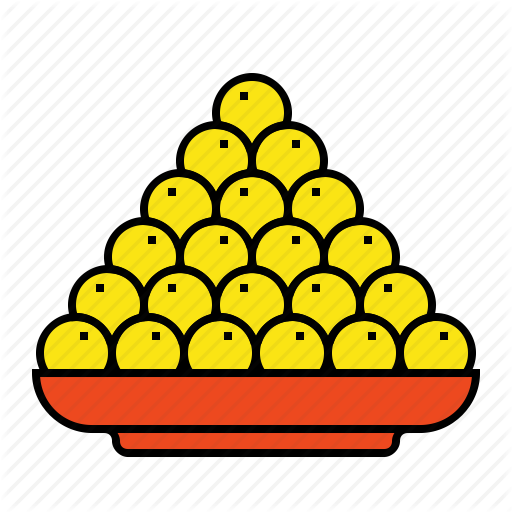 Sweets Clipart Diwali - Ladoo Icon (512x512)