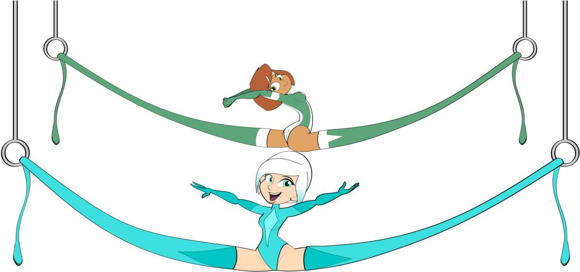 Download and share clipart about Mel And Elastic Lass Stretching By Bryce-z...
