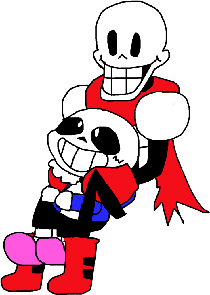 Papysans- Hug By Rominazahn - Cartoon (735x1086)