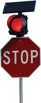 Solar Powered Flashing Beacon - Wendake, Quebec (350x435)