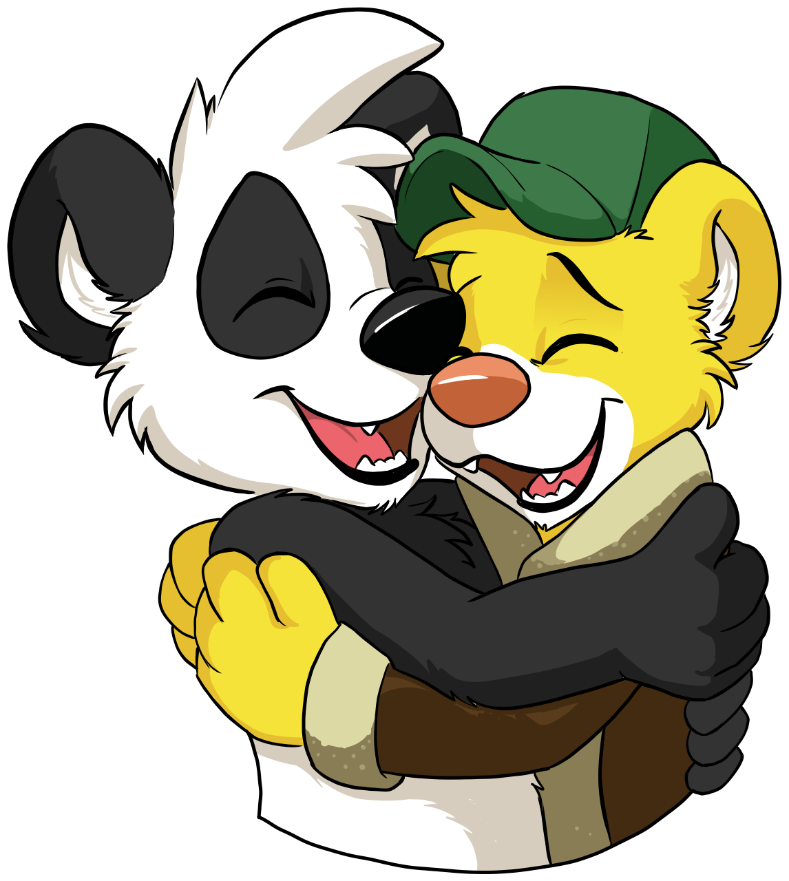 Parinton And Dipper Hug - Cartoon (1146x1280)