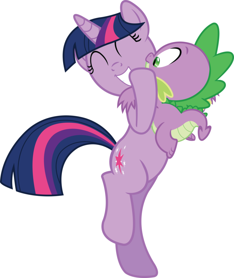 Twilight's Forced Hug By Birthofthepheonix - Cartoon (821x973)