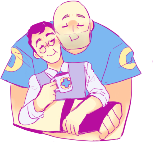 Heavymedic Tea Hug Blu By Konniwa - Hug (600x600)