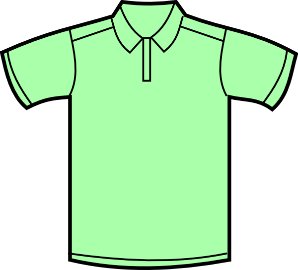 Polo Shirt Template (600x543)