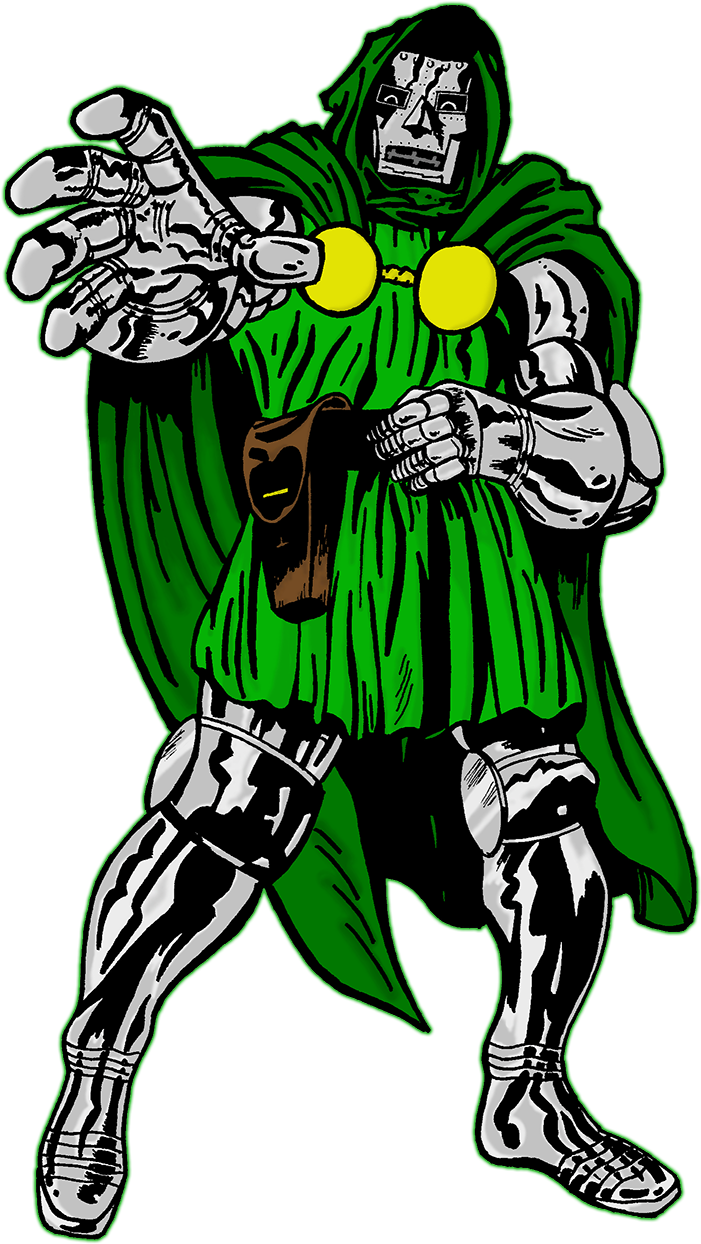 Latveria Clipart Dr Doom - Jack Kirby Doctor Doom (820x1316)