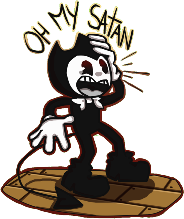 Oh My Satan By Tayaknight57 - Cartoon (897x890)