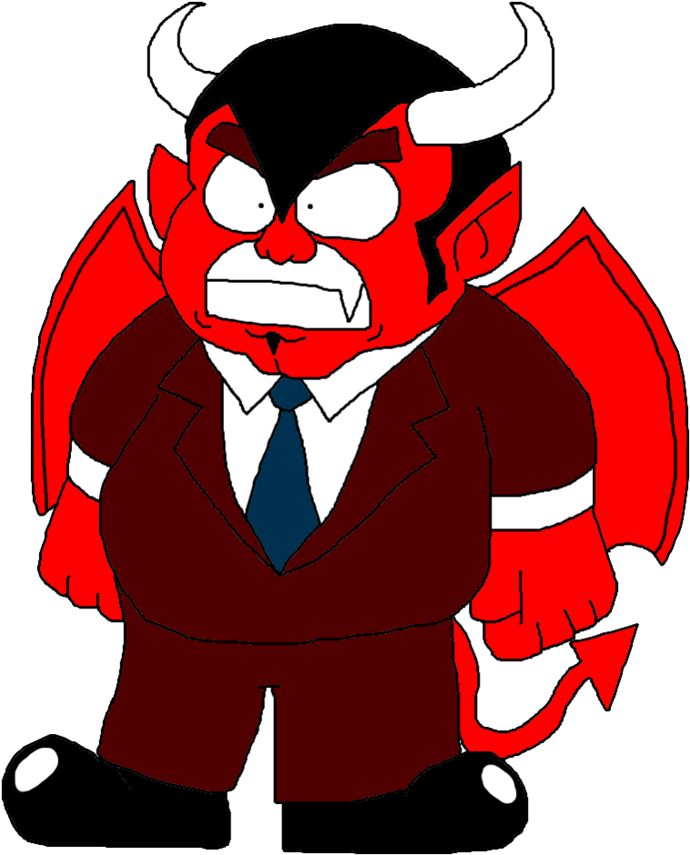 Big'satan By Greasy-lucarioyun - Cartoon (835x956)