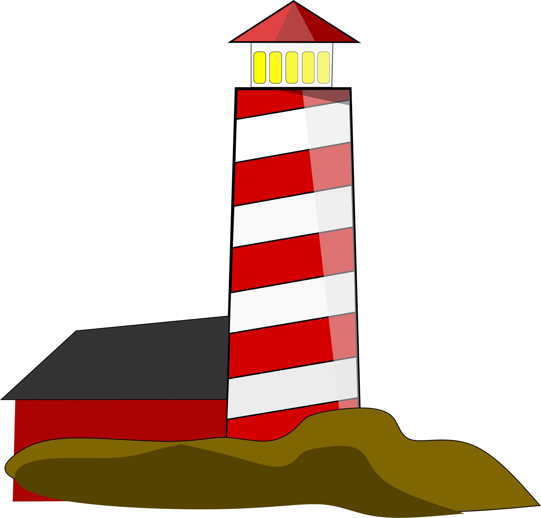 Big Image - Lighthouse Clipart (2046x1960)