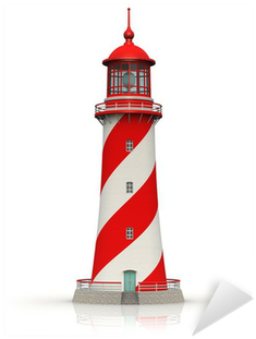 Red Lighthouse - Lighthouse Red And White (400x400)