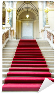 Red Carpet On Stairs - Red Carpet (400x400)