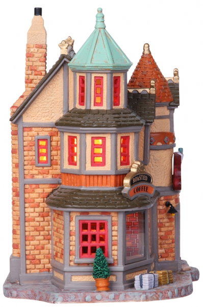 Lemax A Cup And Book Cafe - Castle (800x600)
