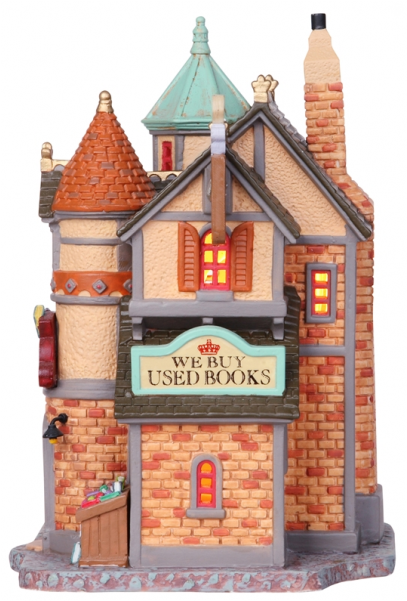 Lemax A Cup And Book Cafe - Castle (800x600)