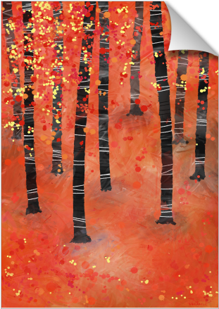 Birches - Birches Iphone 6 Slim Case By Nic Squirrell (674x516)