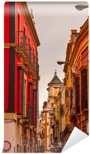 Narrow Streets Of Seville Spain City View Wall Mural - Spain (400x400)