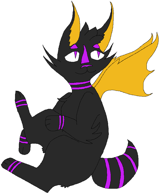 Hallowcat By Bird-satan - Cartoon (665x805)