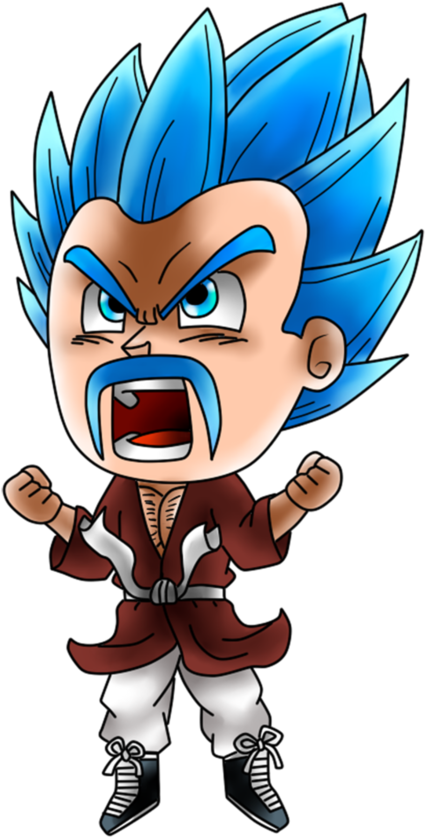 Mr Satan Ssjblue By Erwanchannel - Mr. Satan (804x993)