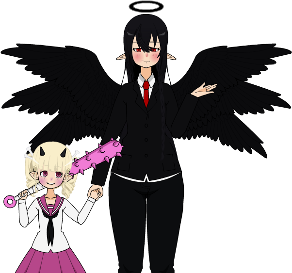 Me, Satan I'm Just Some Businessman, I Swear By Kimitsuki - Cartoon (660x564)