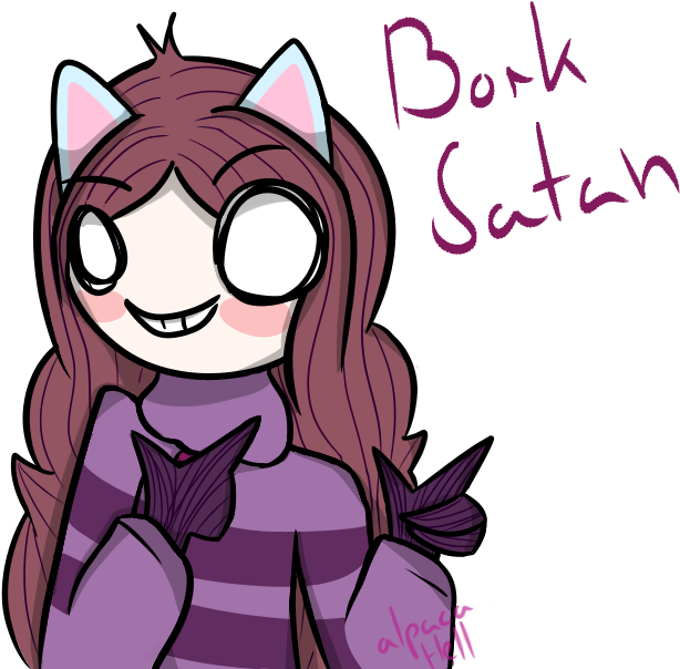 Bork Satan By Alpacahell - Cartoon (666x666)