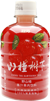 冠芳山楂汁350ml - Plastic Bottle (506x380)