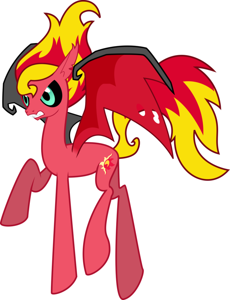Sunset Shimmer Ponyfied By Theshadowstone - My Little Pony Sunset Shimmer Demon (783x1020)