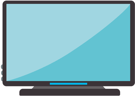 Flat Lcd Tv Transparent Png Amp Svg Vector - Clip Art (512x512)