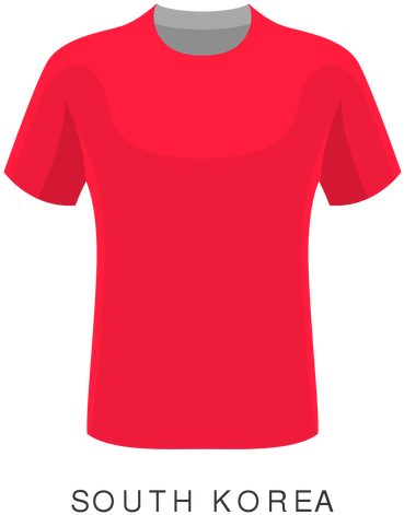 South Korea World Cup Football Shirt Cartoon Transparent - Mexico Shirt World Cup Vector (512x512)
