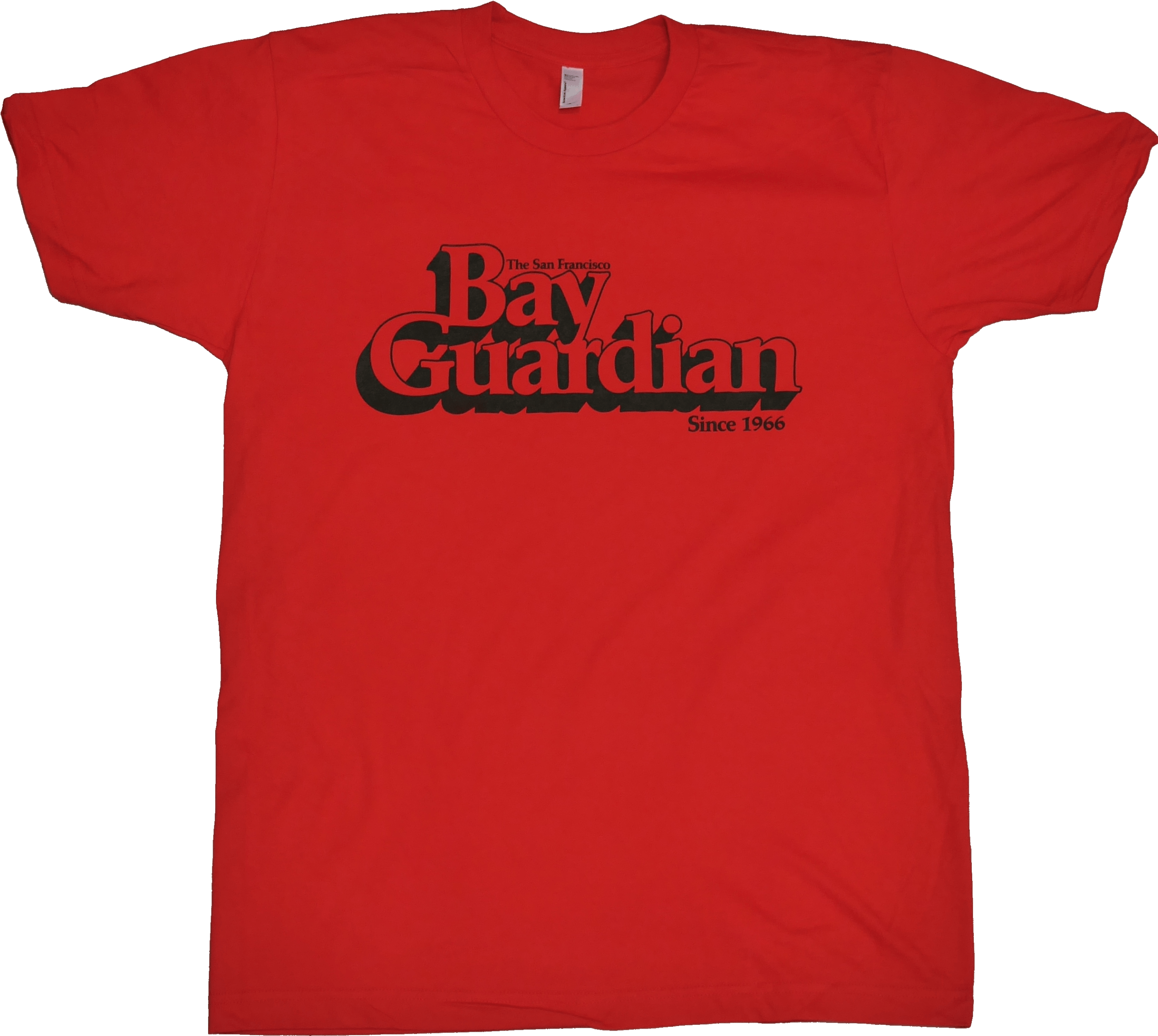 Retro Guardian Logo Red Tee - T-shirt (2889x2962)