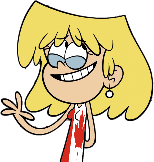 Lori Loud Have A Canadian Flag On Her T-shirt By Khamisabdi - Lori Loud (800x672)