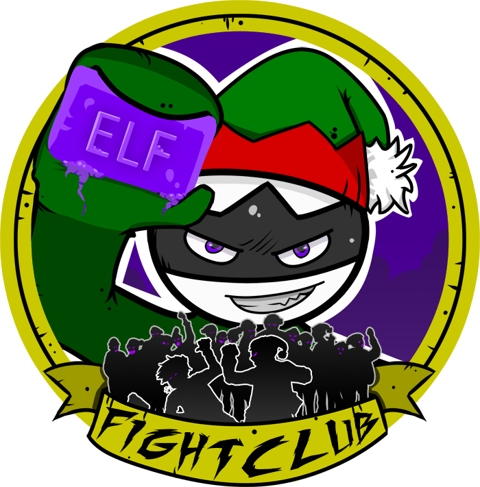 Welcome To Elf Fight Club - Dom Perignon Label (700x711)
