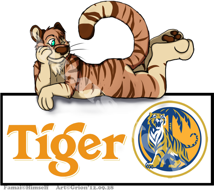 T-shirt Design By Grion - Tiger Beer (750x675)