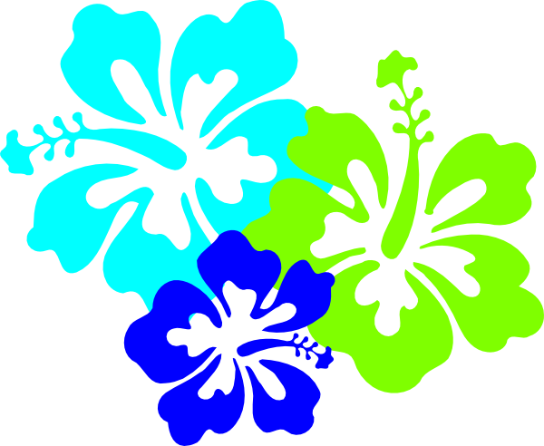 This Free Clip Arts Design Of Hibiscus Trio - Hibiscus Clip Art (600x492)