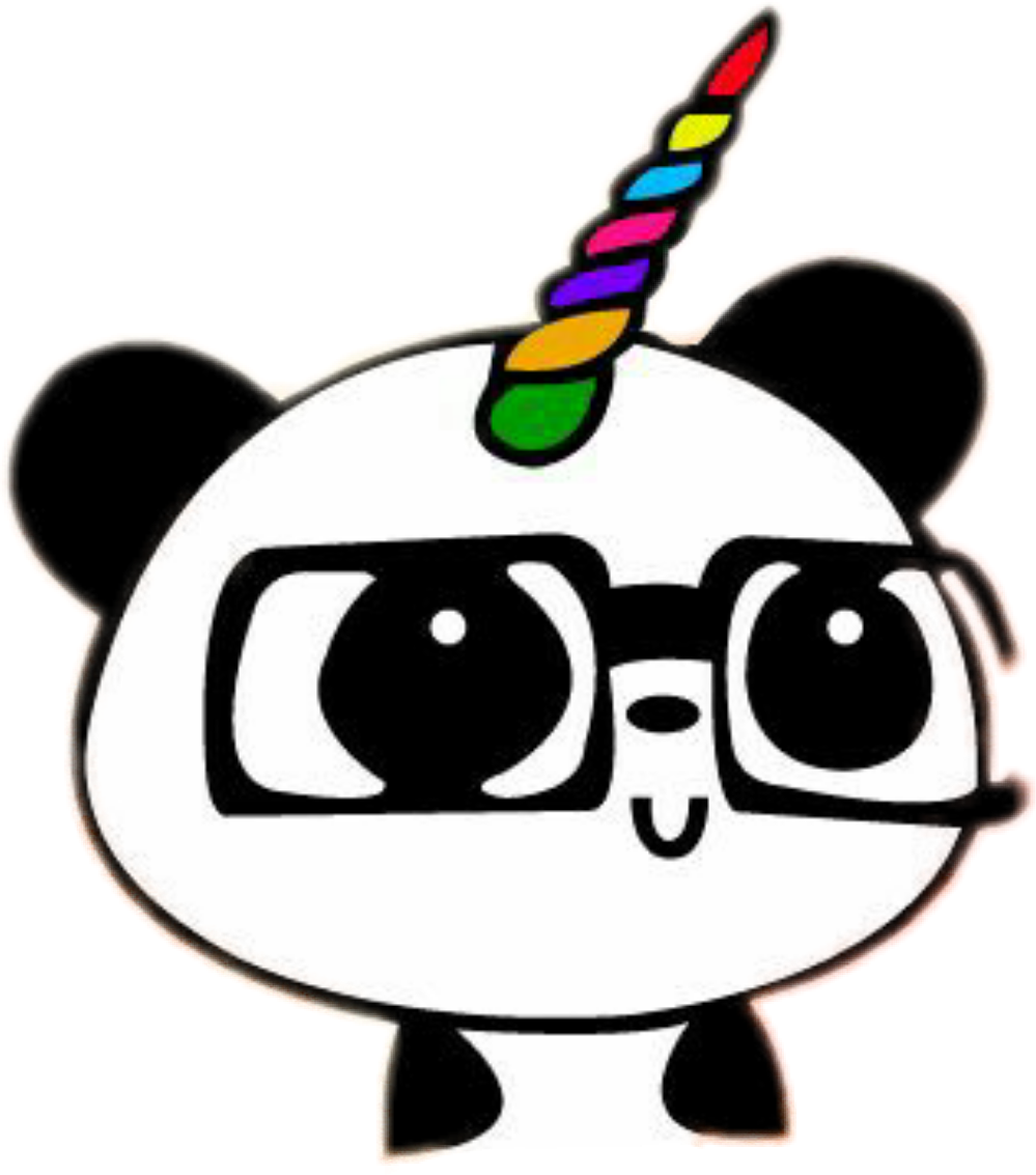 Giant Panda Unicorn T-shirt Drawing - Pandicornio Kawaii (999x1133)