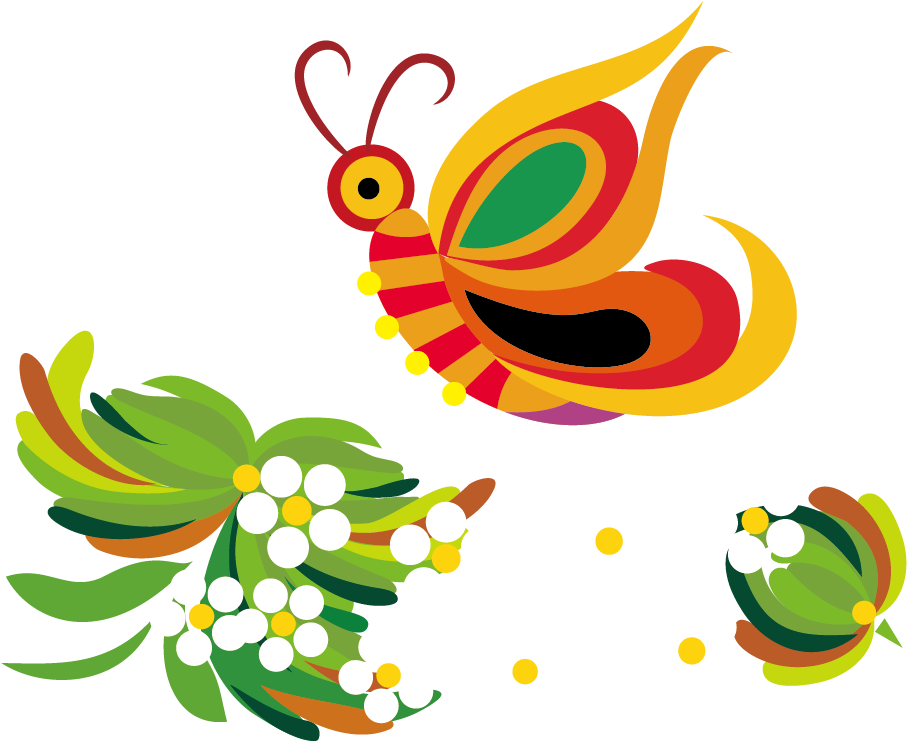 Vector Weeds And Bees - Portable Network Graphics (1240x1754)