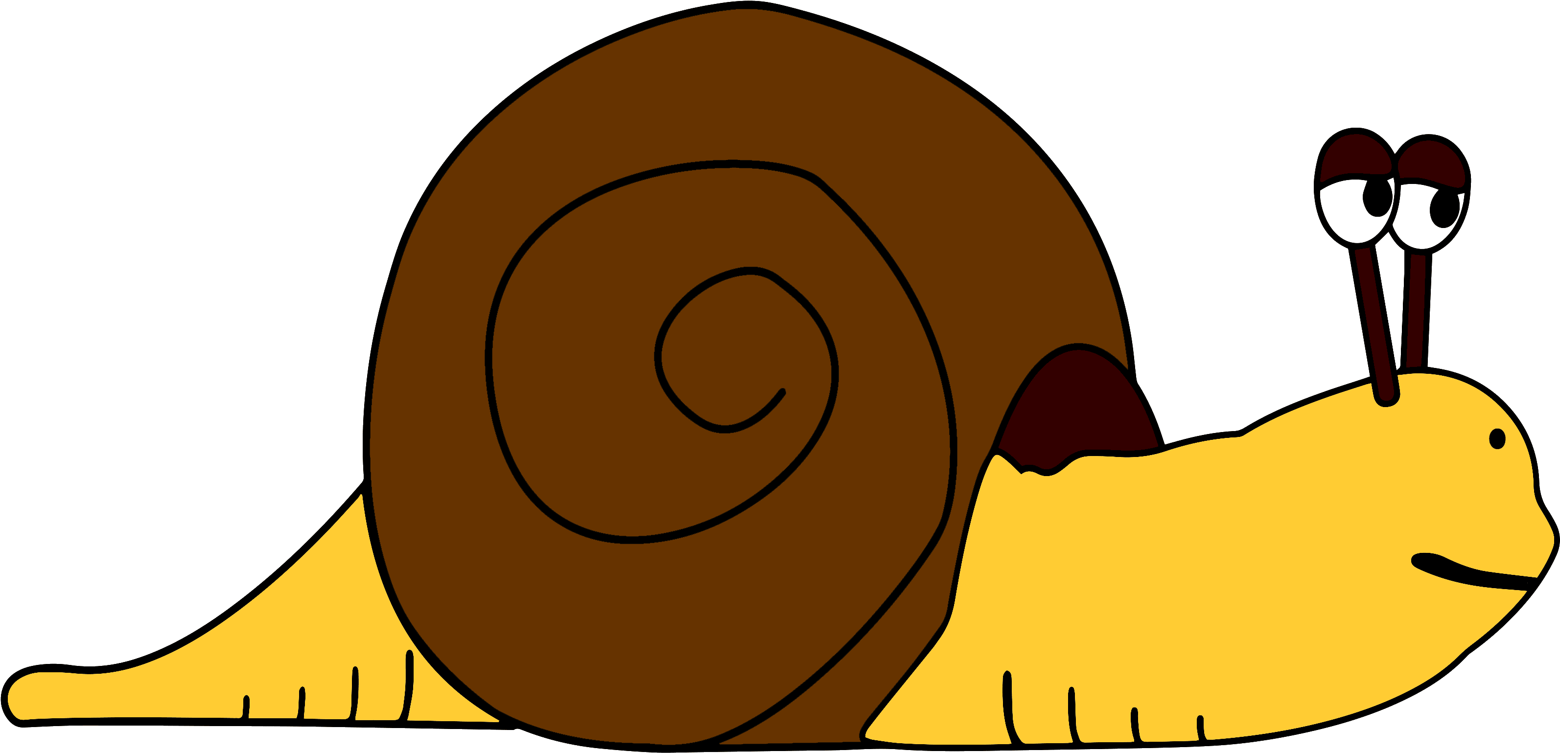 Clip Art Gratis Vector Graphics Image - Schnecke Clipart Kostenlos (3510x2482)