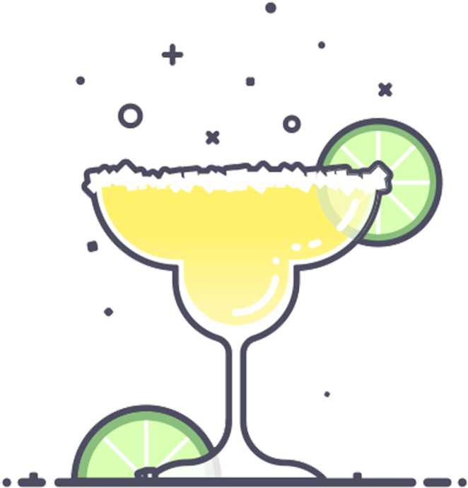 Margarita Cocktail Limoncello Lemon Illustration - Martini (1333x1000)