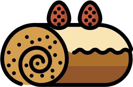 Roll Cake Free Icon - Production (512x512)