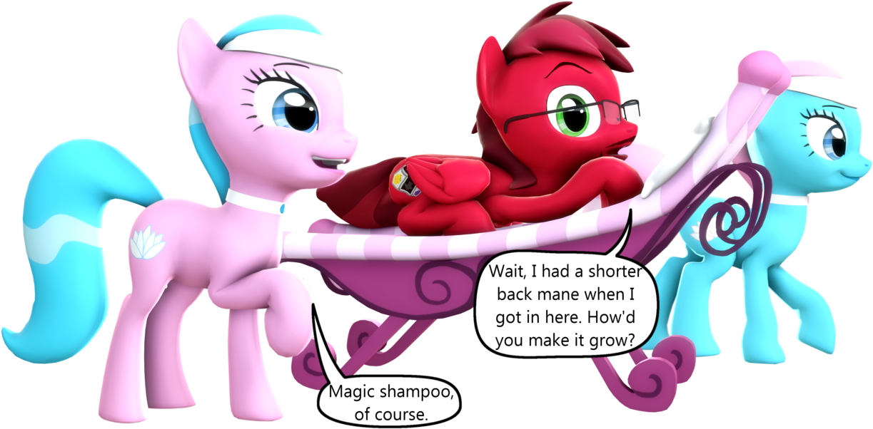 My Mane Grew Somehow By Nightb1ader - Cartoon (1238x645)