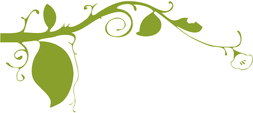 Floral Graphics 7, Buy Clip Art - Elegant Green Floral Design Shower Curtain (960x480)