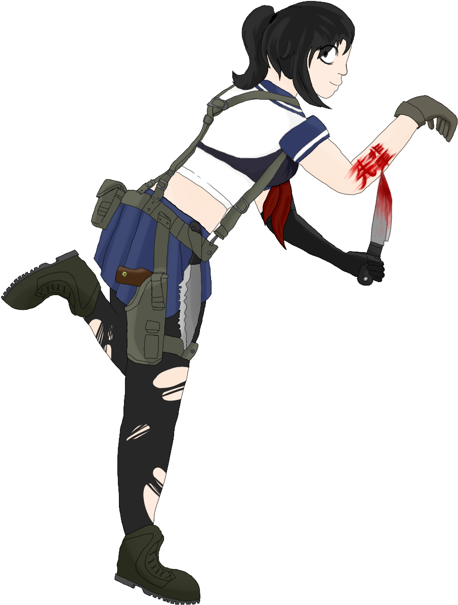 Quiet Yandere By Caffeinatedglitter Quiet Yandere By - Cartoon (921x1225)