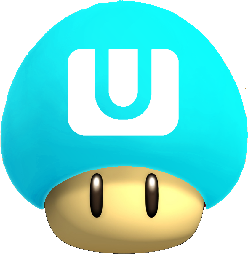 Image Wii U Mushroom Png Fantendo Nintendo Fanon Wiki - New Super Mario Bros U Mushroom (1000x1000)