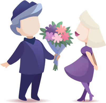 A Maze In Love - Cartoon (408x408)