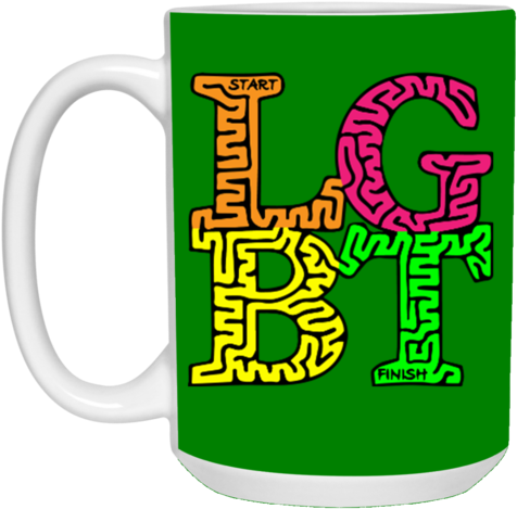 Lgbt Maze Mug - Beer Stein (480x480)