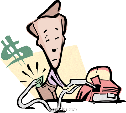 There Is Also A Flood Of Money Being Invested In Late - Filling Car With Gas Cartoon (480x432)